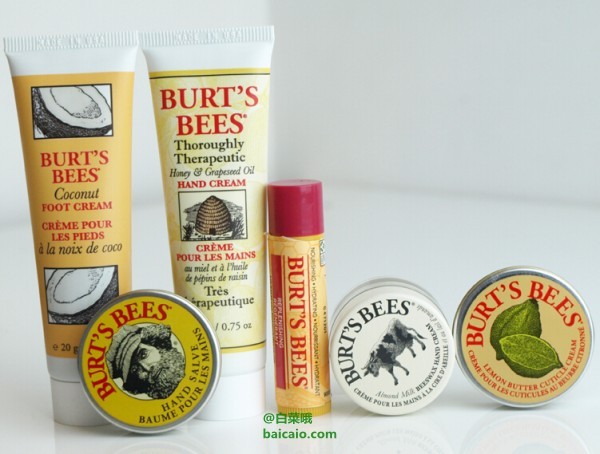 Amazon：Burt's Bees 小蜜蜂 从头到脚全身护肤精华6件套 新低.09 到手￥78