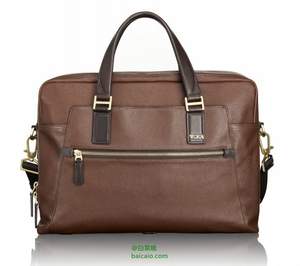 TUMI美国官网：2015年春夏新品，TUMI 途米 真皮公文包 4.8折 $284 到手￥1865