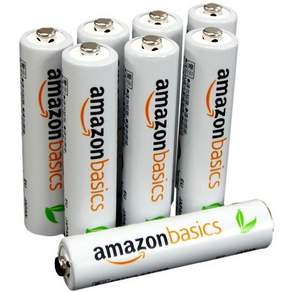 亚马逊中国：秒杀+8折，AmazonBasics AAA型镍氢充电电池800mAh*8节 ￥68.2包邮