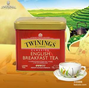当当网：再特价，波兰进口 Twinings 川宁 英国早餐红茶 100g ￥22.9