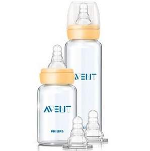 京東商城：新安怡 標準口徑玻璃奶瓶套裝（120ml/240ml） ￥59.4（￥99 2件6件）