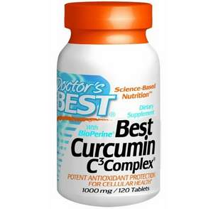 Amazon：抗氧化，Doctor's Best 姜黄素胶囊1000mg*120粒 新低$40.03（$42.14 S&S优惠5%包邮）到手￥265