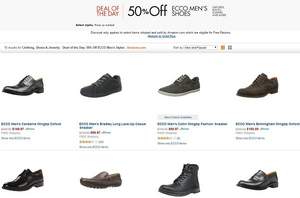 Amazon：<span>金盒特價！</span> ECCO 愛步 多款男鞋 5折封頂