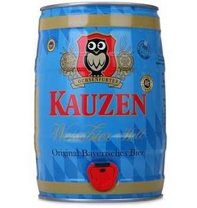 顺丰优选：德国 Kauzen 凯泽巴伐利亚小麦白啤酒5L桶装 ￥84.5（￥169 买一送一）