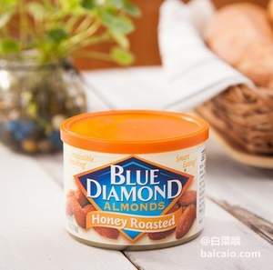 亚马逊中国：美国进口，Blue Diamond 蓝钻石 烤蜂蜜味扁桃仁170g ￥26.9