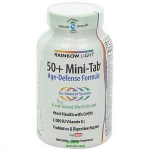 Amazon：Rainbow Light 润泊莱 50岁以上综合营养片 抗衰老配方 180粒 $17.35（$18.26 S&S优惠5%包邮）到手￥125