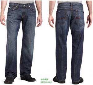 Amazon：<span>小碼大白菜！</span>7 For All Mankind 寬松直筒男士牛仔褲 $27.04（$33.8 鞋服8折） 到手￥205
