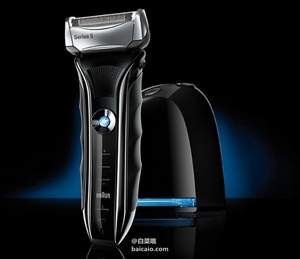 Amazon：Braun 博朗 5系 550cc 三刀頭電動剃須刀 帶清潔桶 $97.49（$127.49-30）到手￥675