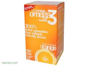 Amazon：孩子不愛吃魚油？試試Coromega 深海魚油甜橙味咀嚼包 2.5g*120包裝 $20.48（$26.82-5 S&S優(yōu)惠5%）