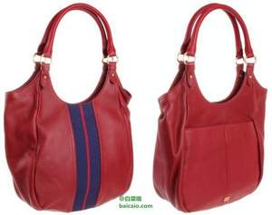 Amazon：TOMMY HILFIGER 汤米希尔费格 女士真皮手提包 2.5折 $55.94（$69.92  公码8折） 到手￥445