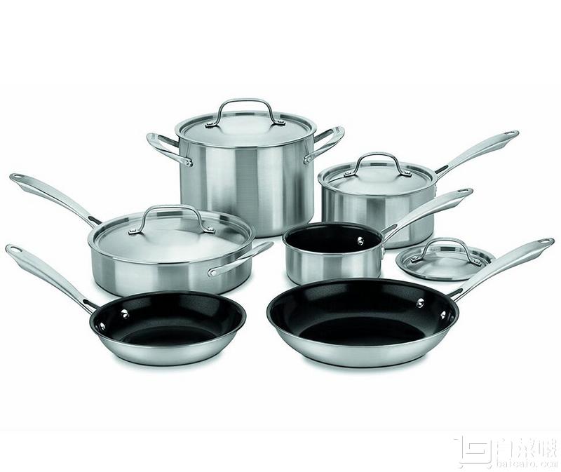 Cuisinart 美膳雅 三层锅具10件套  Prime会员免费直邮含税到手￥821.48