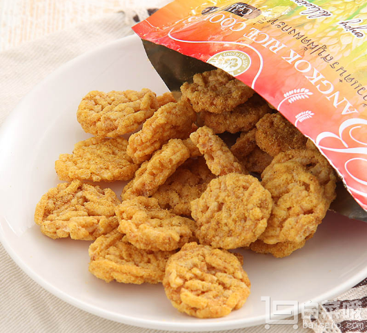 泰国进口，马卡兰 咖喱蟹味米饼40g*3袋￥19.8包邮（￥29.8-10）