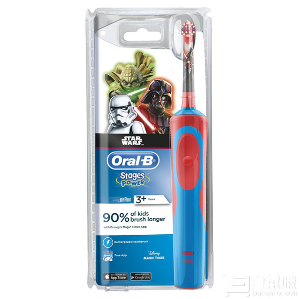Oral-B 歐樂B 兒童電動牙刷 星球大戰(zhàn) Prime會員湊單免費直郵含稅到手￥120