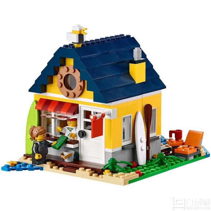 LEGO 乐高 创意百变组 海滩小屋 31035￥158包邮（双重优惠）