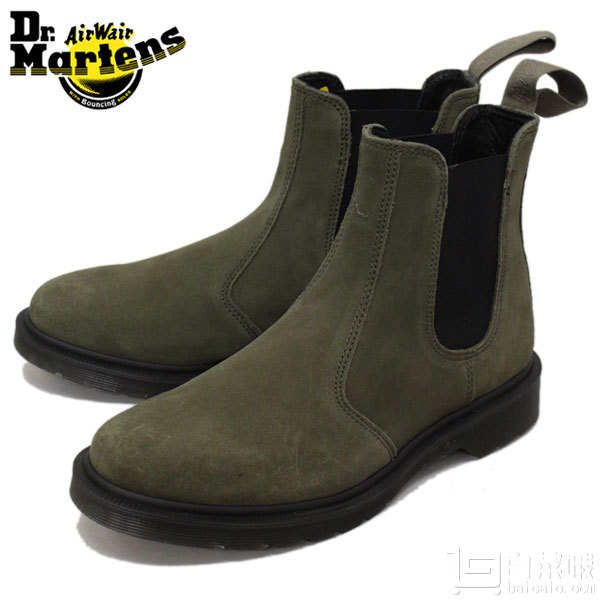 限38码，Dr. Martens  2976 女士切尔西款马丁靴 3.7折 到手￥465