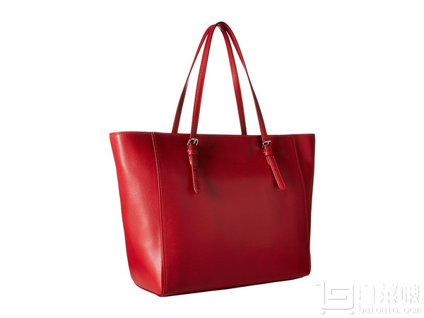國內(nèi)￥3500，Coach 蔻馳 女士真皮十字紋皮革旋鎖大手袋 9.99到手￥950