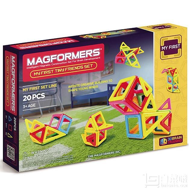 MAGFORMERS 麦格弗 磁力片 My first tiny friends set初遇小矮人套组 20片+凑单品￥101包邮（￥201-100）