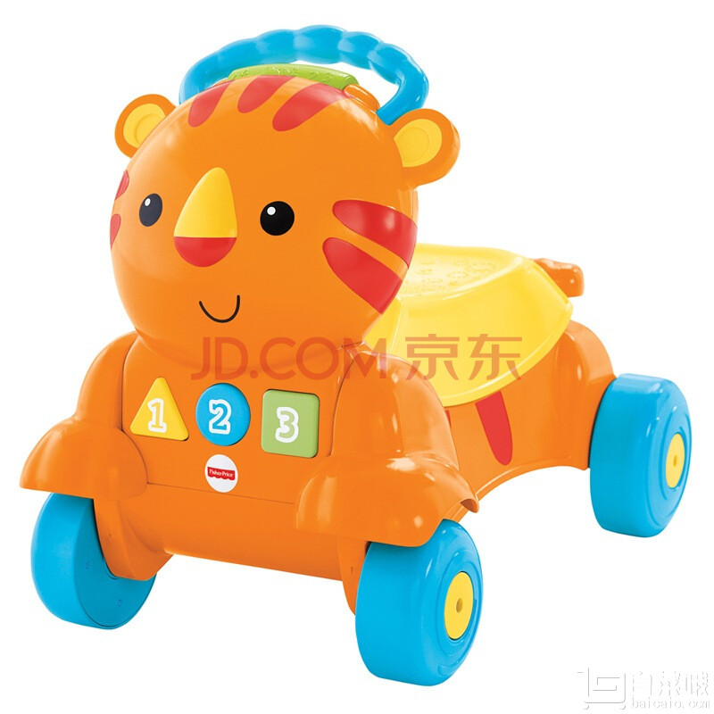 Fisher Price 费雪 二合一老虎学步车（双语）CDC21￥149包邮（￥199-50）