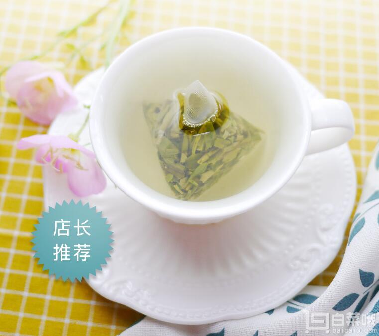 水品元 西湖龙井 绿茶 三角袋泡茶包100泡￥29包邮（￥49-20）