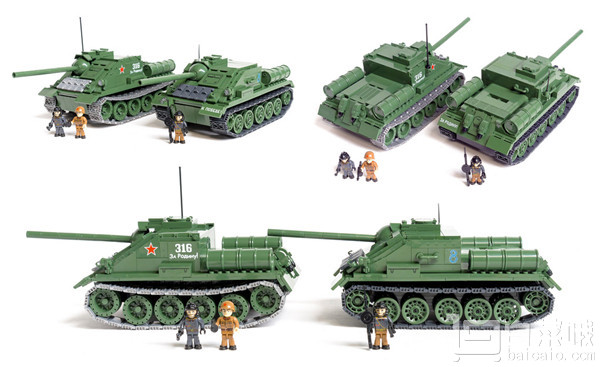 Cobi World Of Tanks系列 3003 SU-85坦克歼击车 Prime会员凑单免费直邮含税到手新低￥197