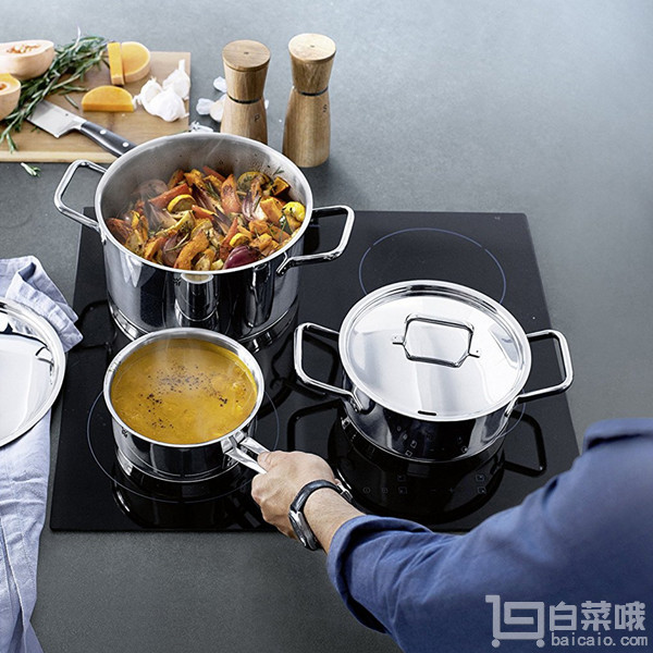 WMF 福腾宝 Trend系列 厨具套装炖锅5件套 768056040新低￥999包邮