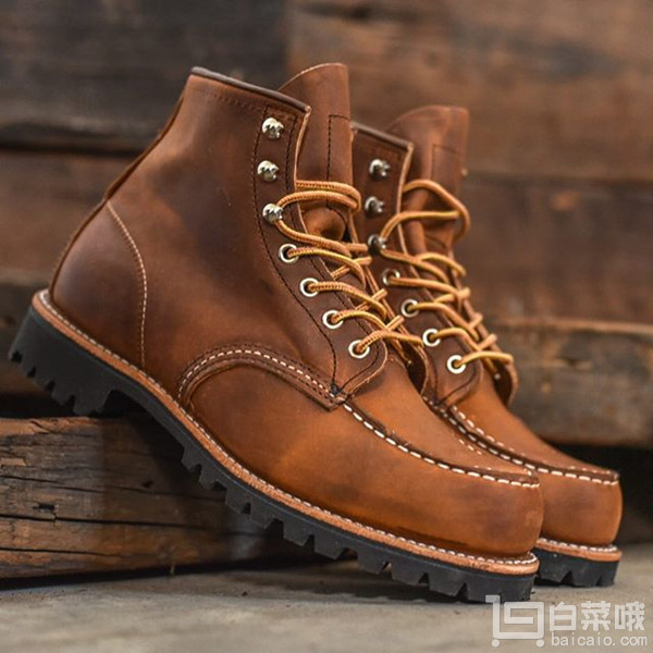 限美亚Prime会员，Red Wing 红翼 Heritage Roughneck 男士真皮短靴 8.58起（3.69 下单7折）到手￥1145