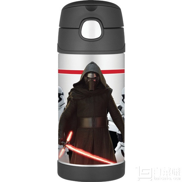 Thermos 膳魔师 Funtainer系列 凯伦·洛款 儿童保温吸管杯355ml Prime会员凑单免费直邮含税到手￥80