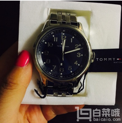 Tommy Hilfiger 汤米 261649902 男士钢带大表盘石英手表￥399包邮（699-300）