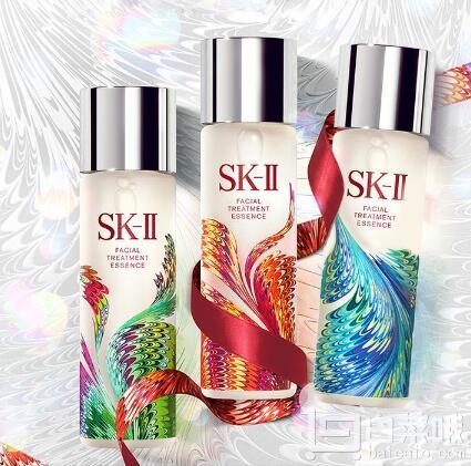 SK-II 护肤精华露 神仙水 2016圣诞孔雀限量版 绿色 230ml *2件 +凑单品￥1347.38包邮包税