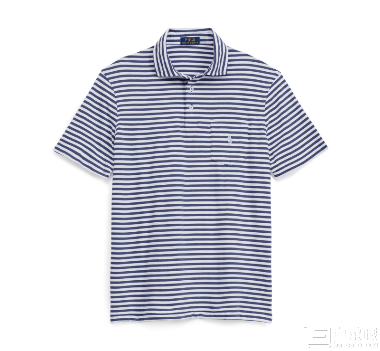 <span>今日结束！</span> Ralph Lauren 男士Classic  FIT条纹POLO衫  .99（.99 额外6折）到手￥240