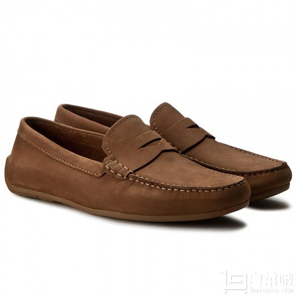 国内￥1119，Clarks 其乐 Reazor 男士真皮船鞋 Prime会员免费直邮含税到手￥324