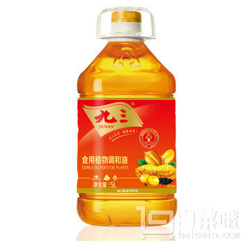 九三 非转基因 食用植物调和油（花生、芝麻） 5L￥43.9 可满￥199-50