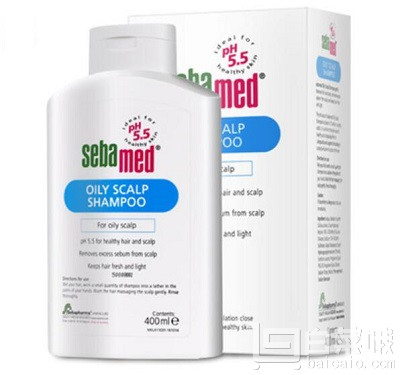 德國(guó)進(jìn)口，Sebamed 施巴 控油洗發(fā)露 400ml*2新低￥73.86包郵（雙重優(yōu)惠）