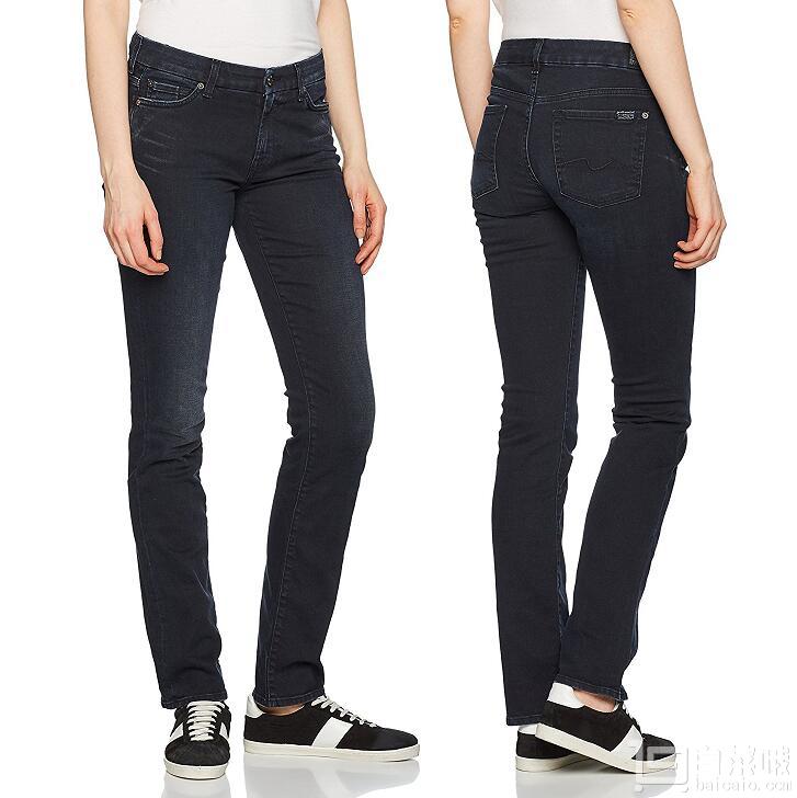 7 For All Mankind 女士中腰直筒牛仔裤 直邮到手￥297.4