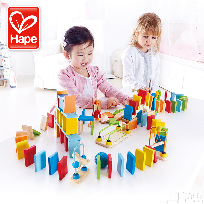 Hape 超级多米诺骨牌玩具套装￥199包邮