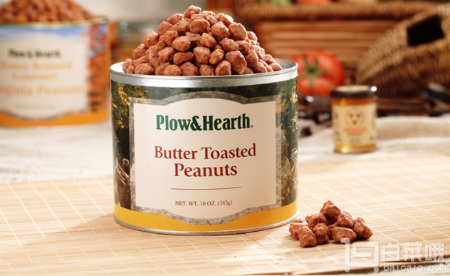 美国进口，Plow&Hearth 烤蜂蜜腰果340g￥23.64包邮包税（需用券）