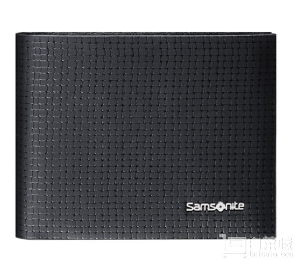 Samsonite 新秀丽 Alen系列 牛皮革横式钱包 47Q*09001新低￥122包邮（￥152-30）