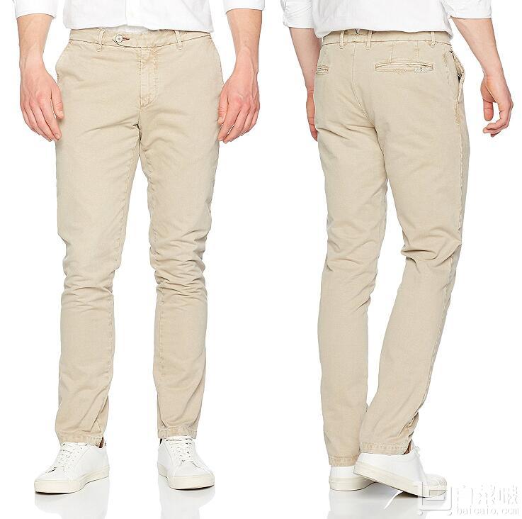 限31码，7 For All Mankind 男士Tailored Chino纯棉直筒休闲裤  Prime会员免费直邮到手￥248.09