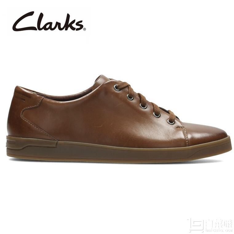 Clarks 其乐 Stanway男士真皮系带休闲鞋 Prime会员免费直邮含税到手新低￥247