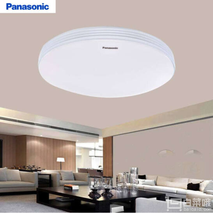 Panasonic 松下 HHLA1620 LED吸顶灯 19W 两色￥209.3包邮（￥299 下单7折）