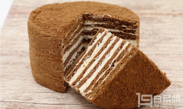 俄罗斯进口 双山牌 提拉米苏手工蛋糕500g 2种口味￥19.9包邮（￥29.9-10）