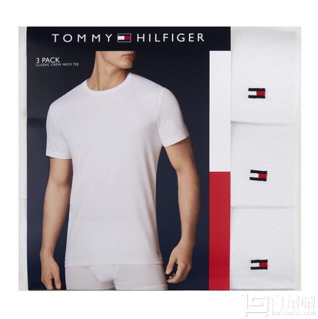 Tommy Hilfiger 男士纯棉圆领T恤 4件装 Prime会员凑单免费直邮到手新低￥108