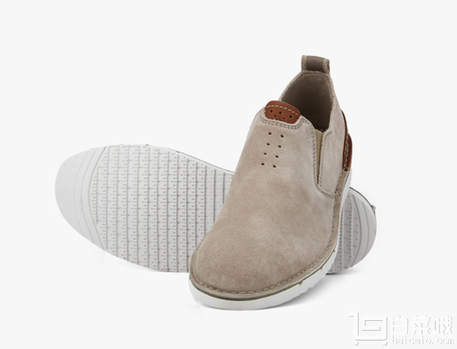 Clarks 其乐 Capler 男士一脚蹬休闲皮鞋 Prime会员免费直邮到手新低￥343