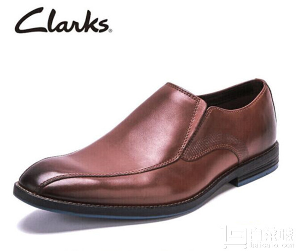 限Prime会员，Clarks 其乐 Prangley Step 男士真皮休闲鞋新低￥378包邮（￥398 额外95折）
