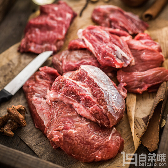 宾西 飘香牛肉块 1000g*3件+凑单品 129.7元包邮43.23元/件（需领券）