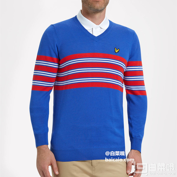 Lyle & Scott 苏格兰金鹰 Ballater 男士羊毛混纺套头衫 两色 Prime会员免费直邮含税到手￥260