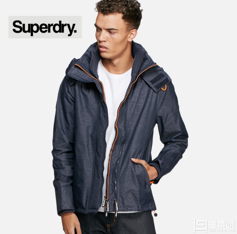 2017秋冬新款，Superdry 极度干燥 Technical 男士防风夹克 国内￥1099 Prime会员免费直邮含税到手￥384