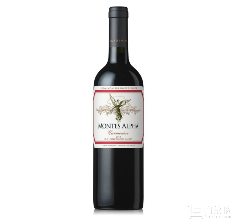 Montes 蒙特斯 ALPHA欧法 佳美娜红葡萄酒 750ml*2瓶新低￥268包邮（需领优惠码）
