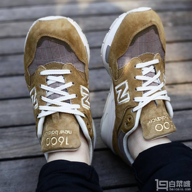 New balance CW1600 女士复古休闲鞋.9，到手约￥310（聚划算特价499）