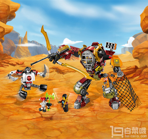 限地区，Lego 乐高 幻影忍者系列 70592 赏金猎人战斗机甲￥265包邮（￥315-50）